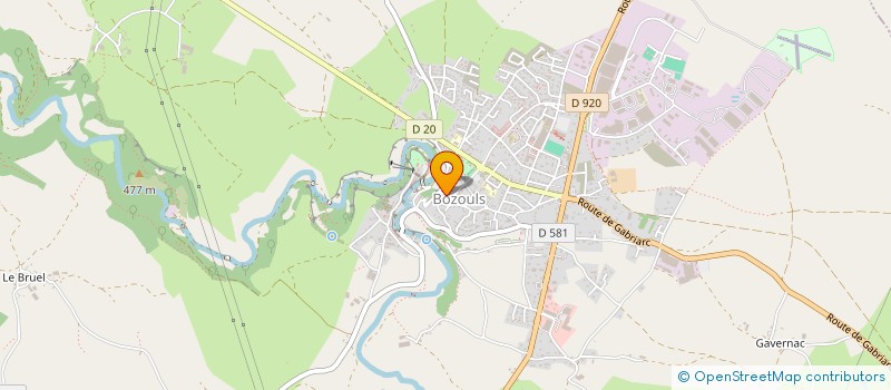 localisation de l'entreprise CUMA DE GABRIAC  GABRIAC