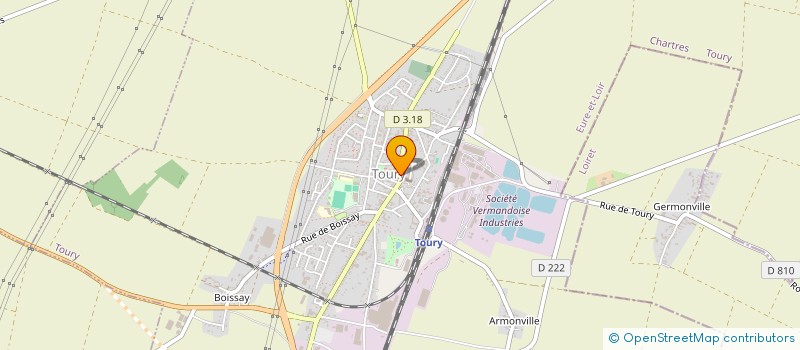localisation de l'entreprise CUMA DE GARGANTUA à TOURY
