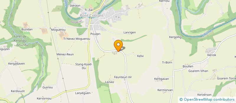 localisation de l'entreprise CUMA DE GARS A GOFF à LE CLOITRE-PLEYBEN