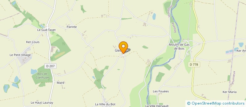 localisation de l'entreprise CUMA DE GLECOUET à BREHAN