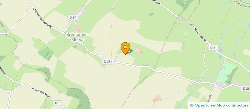 localisation de l'entreprise CUMA DE GOURNAY EN BRAY  BREMONTIER-MERVAL