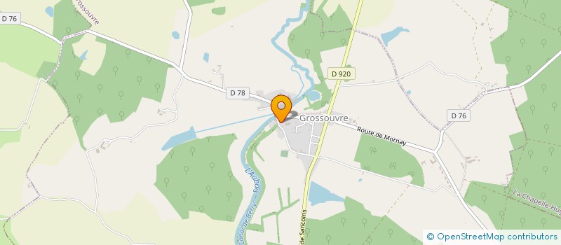 localisation de l'entreprise CUMA DE GROSSOUVRE  GROSSOUVRE