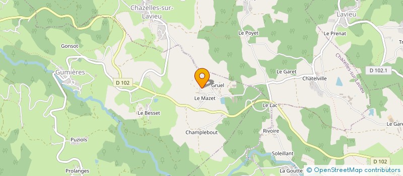 localisation de l'entreprise CUMA DE GRUEL à GUMIERES