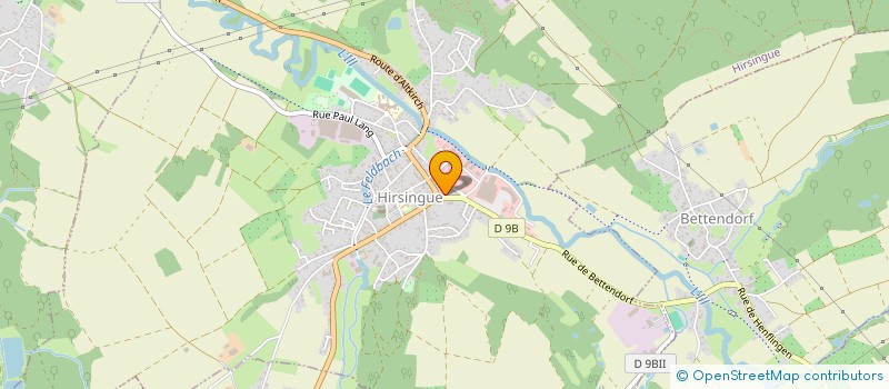 localisation de l'entreprise CUMA DE HIRSINGUE  HIRSINGUE