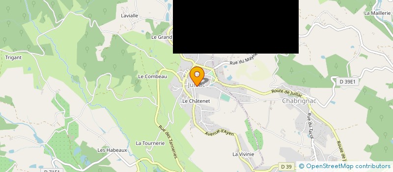 localisation de l'entreprise CUMA DE JUILLAC CHABRIGNAC à JUILLAC