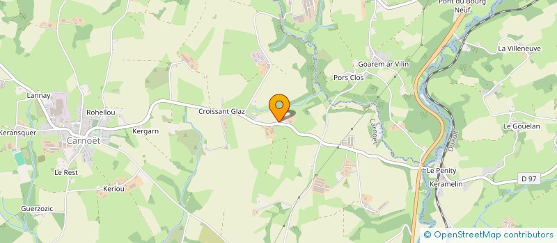 localisation de l'entreprise CUMA DE KERANDRAOU à CARNOET