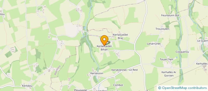 localisation de l'entreprise CUMA DE KERLAOUDET  GUICLAN