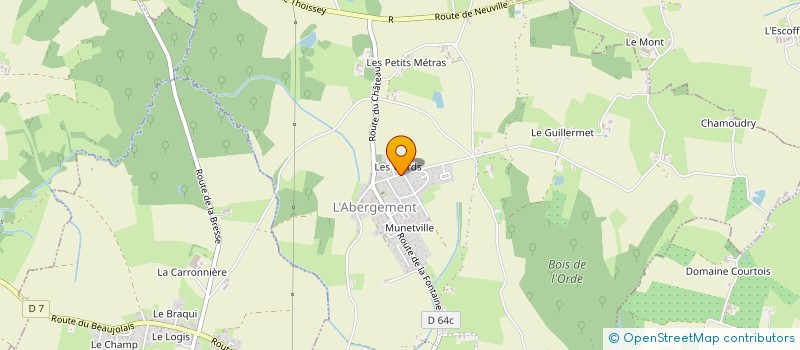 localisation de l'entreprise CUMA DE L'ABERGEMENT CLEMENCIAT  L'ABERGEMENT-CLEMENCIAT