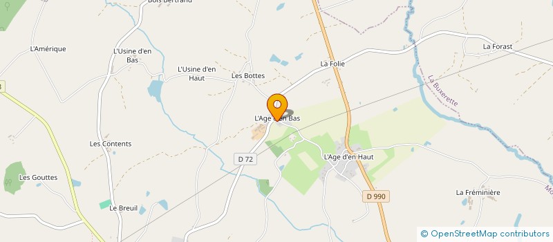 localisation de l'entreprise CUMA DE L'AGE D'EN BAS à MONTCHEVRIER