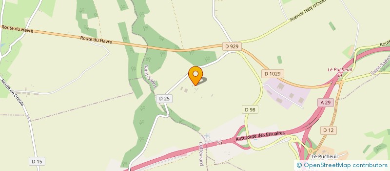 localisation de l'entreprise CUMA DE L ANDELLE à SAINT-SAENS