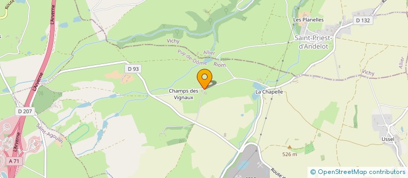 localisation de l'entreprise CUMA DE L ANDELOT à VENSAT