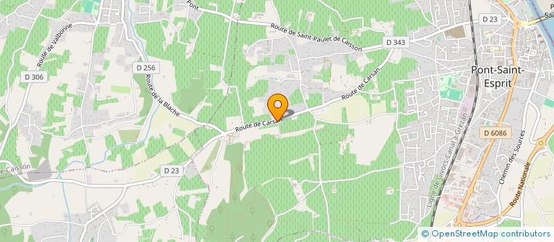 localisation de l'entreprise CUMA DE L'ATELIER à PONT-SAINT-ESPRIT
