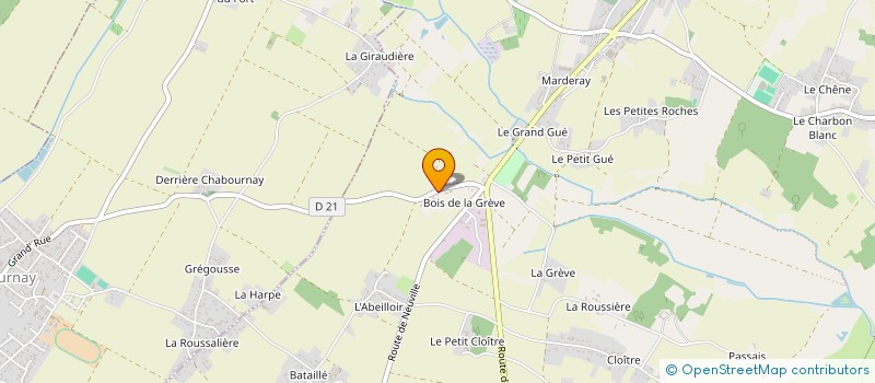 localisation de l'entreprise CUMA DE L'AUBONNIERE  SAINT-MARTIN-LA-PALLU