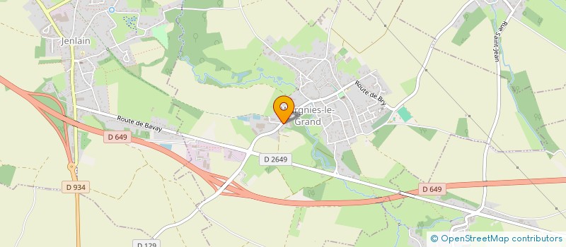 localisation de l'entreprise CUMA DE L AUNELLE  WARGNIES-LE-GRAND