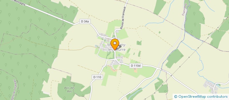 localisation de l'entreprise CUMA DE L AUXON  MONTAGNY-LES-SEURRE