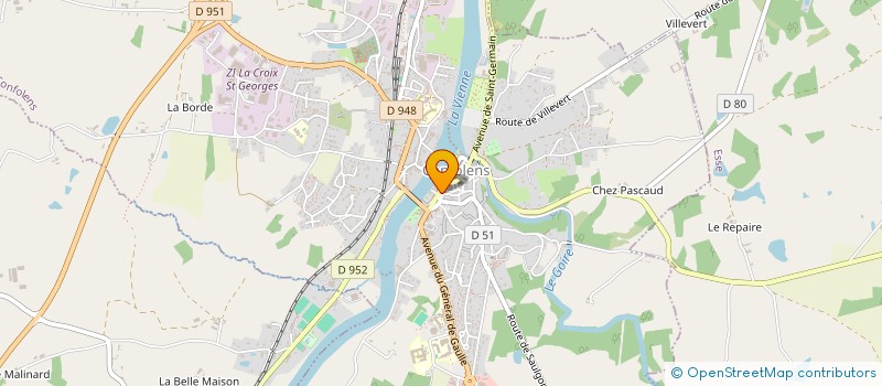 localisation de l'entreprise CUMA DE L AVENIR CONFOLENTAIS  BRILLAC