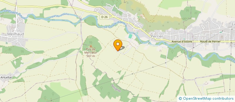 localisation de l'entreprise CUMA DE L EAU MERE  PERRIER