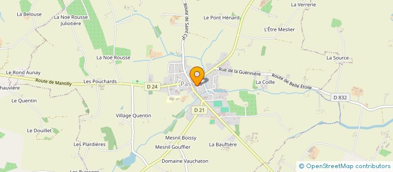 localisation de l'entreprise CUMA DE L'EGRENNE à SAINT MARS D'EGRENNE