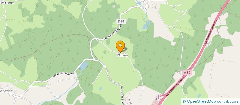 localisation de l'entreprise CUMA DE L EMERY  HEUME-L EGLISE