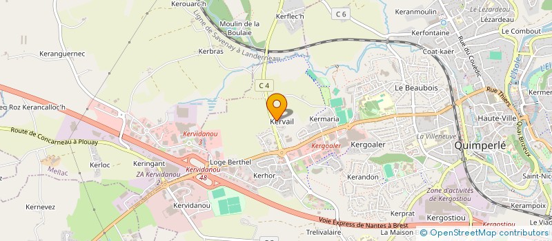 localisation de l'entreprise CUMA DE L ENTENTE MELLACOISE  MELLAC