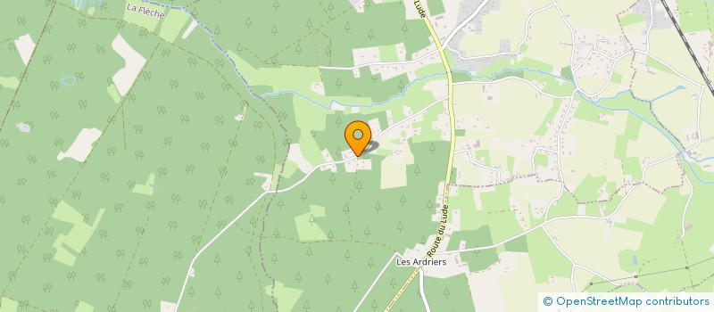 localisation de l'entreprise CUMA DE L'ERIPS  LAIGNE-EN-BELIN