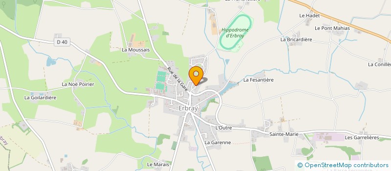 localisation de l'entreprise CUMA DE L'ESPERANCE D'ERBRAY à ERBRAY