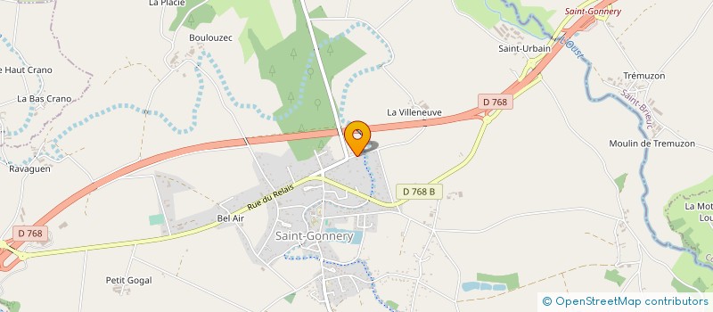 localisation de l'entreprise CUMA DE L ESPOIR à SAINT-GERAND-CROIXANVEC