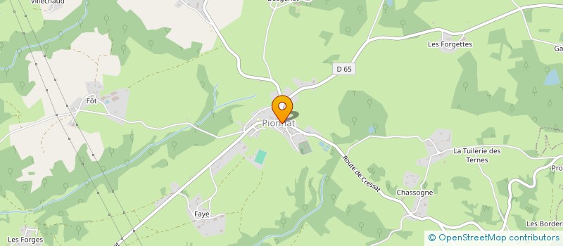 localisation de l'entreprise CUMA DE L'ESPOIR à PIONNAT