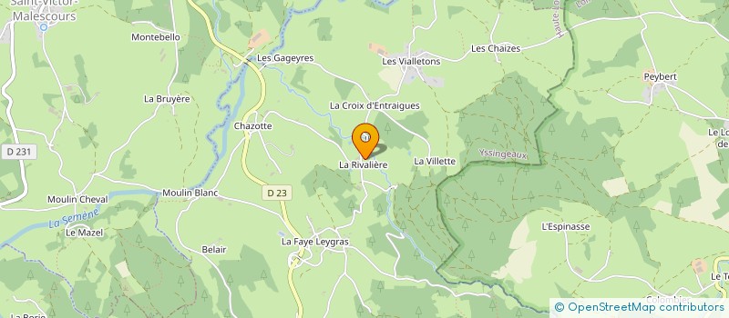 localisation de l'entreprise CUMA DE L HERBE TENDRE à SAINT-ROMAIN-LACHALM