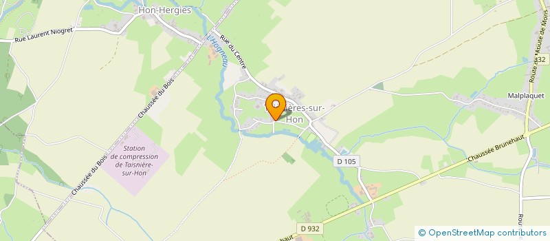 localisation de l'entreprise CUMA DE L'HOGNEAU à TAISNIERES-SUR-HON