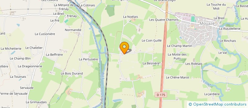 localisation de l'entreprise CUMA DE L'ILLE  SAINT-MEDARD-SUR-ILLE