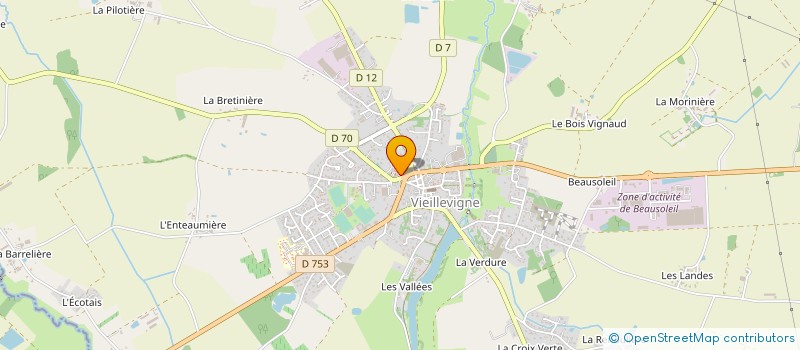 localisation de l'entreprise CUMA DE L'OGNON à VIEILLEVIGNE