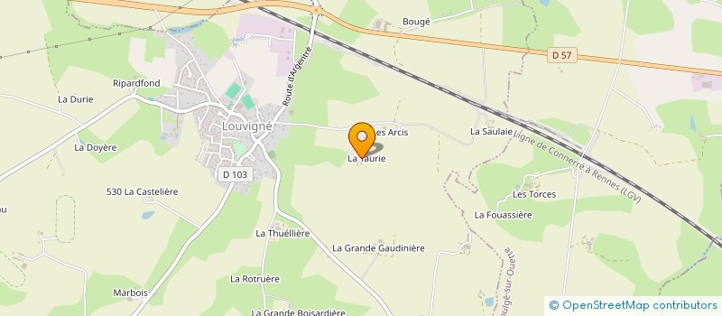 localisation de l'entreprise CUMA DE L OUETTE  SOULGE-SUR-OUETTE
