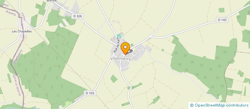 localisation de l'entreprise CUMA DE LA BASSE YONNE  VINNEUF