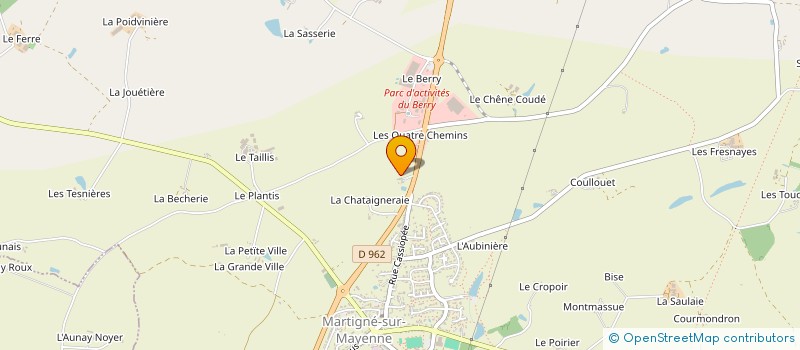 localisation de l'entreprise CUMA DE LA BAZOUGE à LA BAZOUGE-DES-ALLEUX