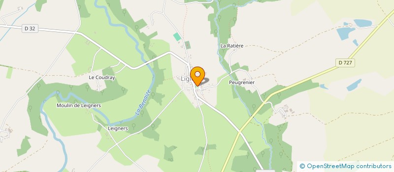 localisation de l'entreprise CUMA DE LA BENAIZE à LIGLET