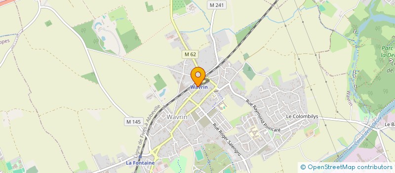 localisation de l'entreprise CUMA DE LA BIOVALLEE DES WEPPES  WAVRIN