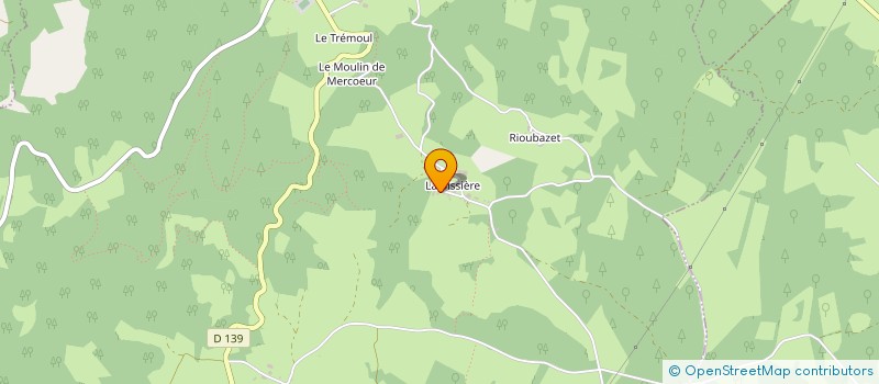 localisation de l'entreprise CUMA DE LA BISSIERE DE MERCOEUR à MERCŒUR