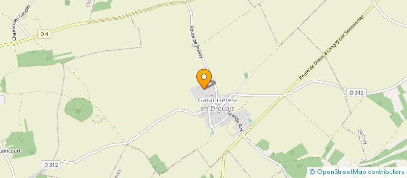 localisation de l'entreprise CUMA DE LA BLAISE à GARANCIERES-EN-DROUAIS
