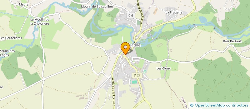 localisation de l'entreprise CUMA DE LA BOIVRE  LATILLE