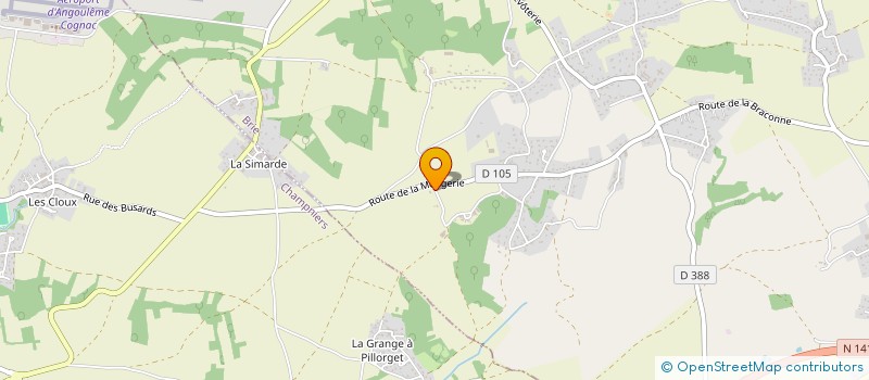 localisation de l'entreprise CUMA DE LA BRACONNE  BRIE