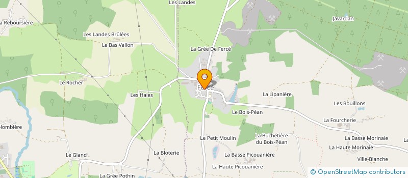 localisation de l'entreprise CUMA DE LA BRUTZ  FERCE