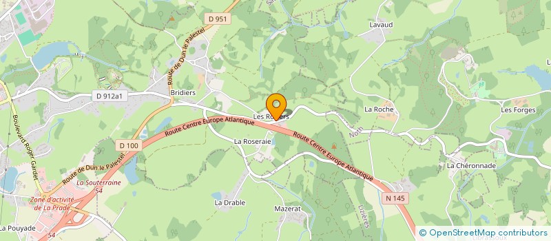 localisation de l'entreprise CUMA DE LA CAZINE à NOTH