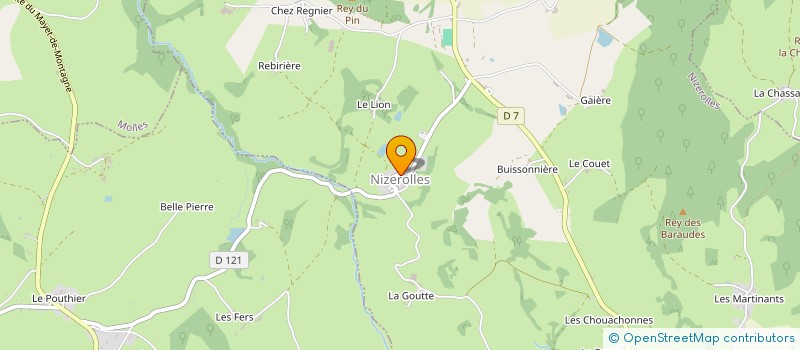 localisation de l'entreprise CUMA DE LA CHABANNE  LA CHABANNE