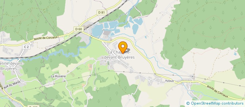 localisation de l'entreprise CUMA DE LA CHAPELLE  LA CHAPELLE-DEVANT-BRUYERES