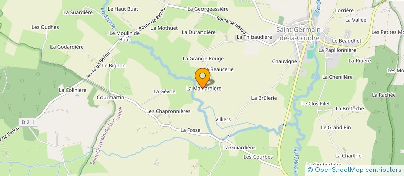 localisation de l'entreprise CUMA DE LA CHAPELLE SOUEF à LA CHAPELLE-SOUEF