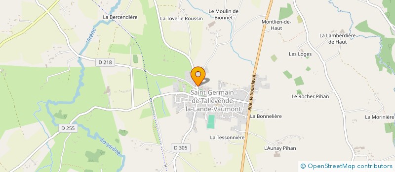 localisation de l'entreprise CUMA DE LA CHAUDRONNIERE à VIRE-NORMANDIE