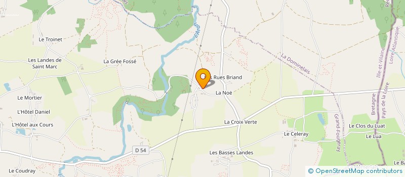 localisation de l'entreprise CUMA DE LA CHERE  GRAND-FOUGERAY