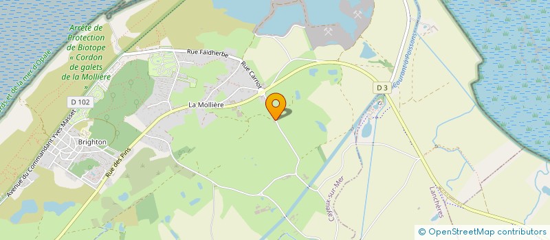 localisation de l'entreprise CUMA DE LA COTE D OPALE  CAYEUX-SUR-MER