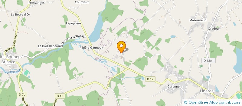 localisation de l'entreprise CUMA DE LA CROISILLE SUR BRIANCE à LA CROISILLE-SUR-BRIANCE